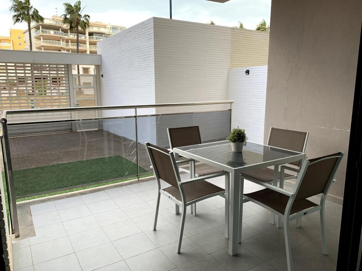 Apartamento Con Jardin En Primera Linea De Playa Con Parking Y Piscina Peñíscola Exteriér fotografie