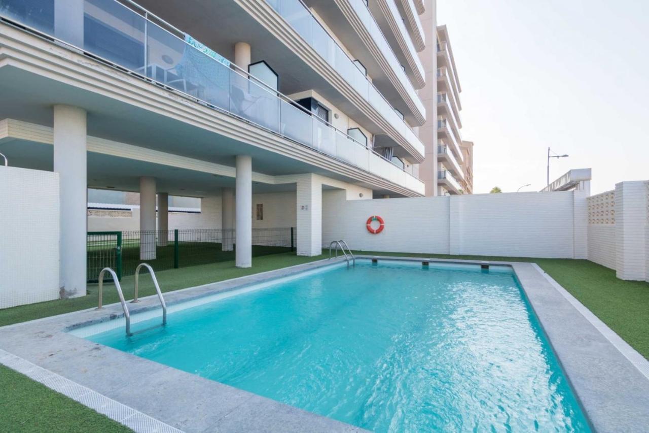 Apartamento Con Jardin En Primera Linea De Playa Con Parking Y Piscina Peñíscola Exteriér fotografie